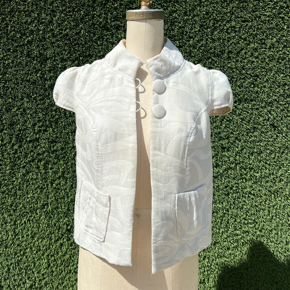 Walter cap sleeve jacket